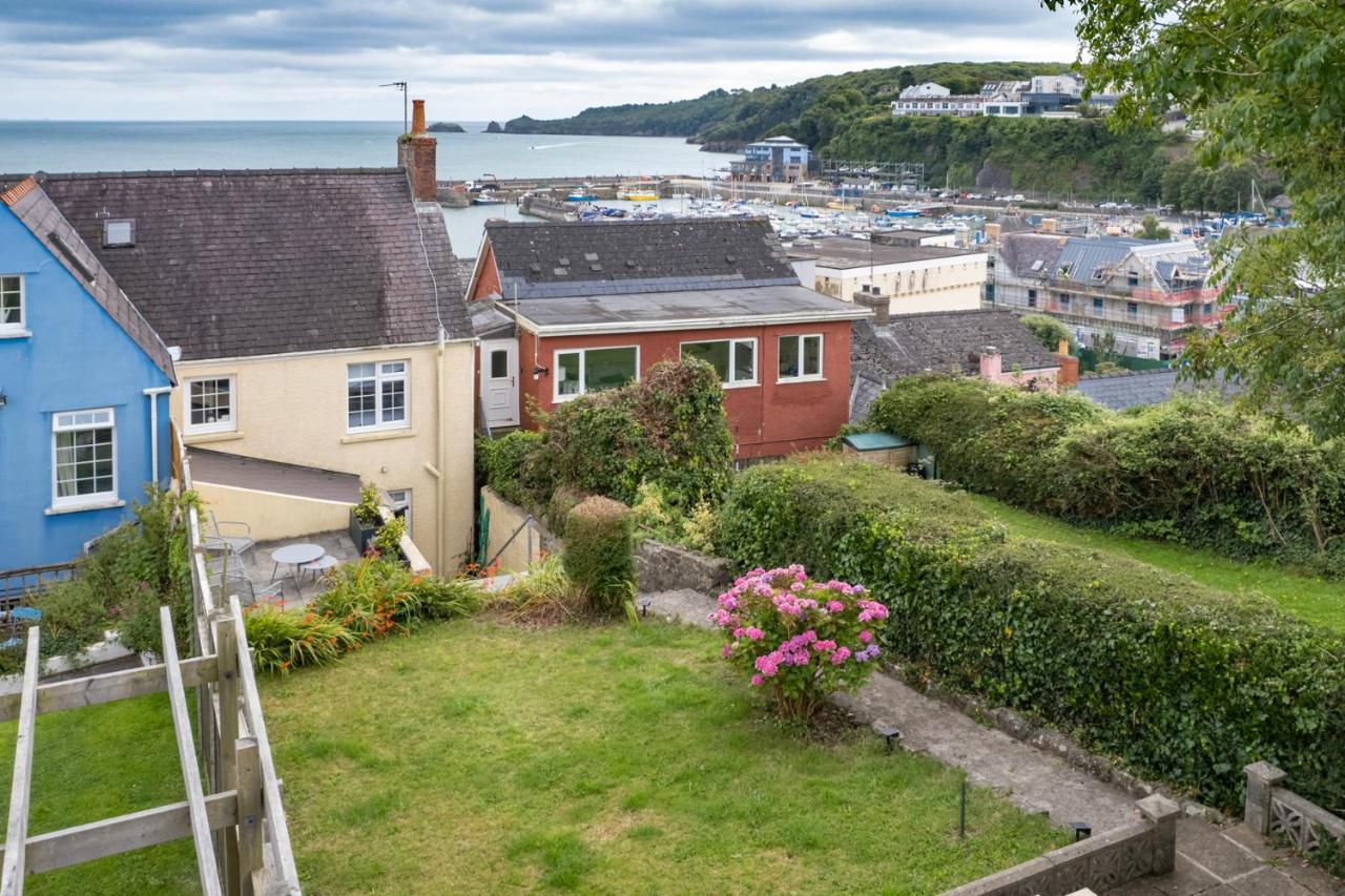 Ivydene - Beautiful Cottage, Stone Throw From Beach, Wonderful Sea Views Saundersfoot Exterior foto
